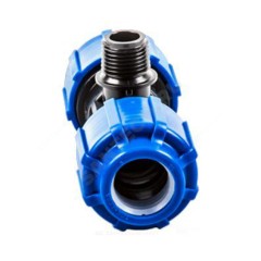 Тройник компрессионный ПЭ Дн 50х1 1/2"х50 НР ТПК-АКВА 51511250