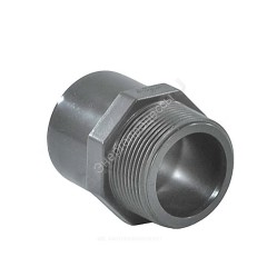 Ниппель НПВХ под клеевое соед переходной Дн 110/90х2 1/2" Ру10 НР Агригазполимер 206-065