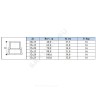 Муфта латунь никель переходная Ду 50х32 (2"х1 1/4") ВР/ВР SantechSystems