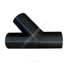 Тройник сварной ПЭ100 Дн 110х45гр Ру16 SDR11