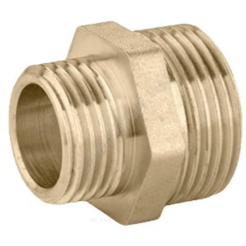 Ниппель латунь переходной Ду 40х32 (1 1/2"х1 1/4") НР LD LD.65.503.40х32