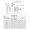 Кран шаровой сталь 09Г2С JIP-FF Ду 20 Ру40 фл L=150мм Danfoss 065N0305G