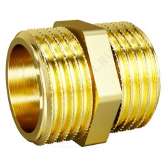 Ниппель латунь Ду 32 (1 1/4") НР LD LD.65.501.32
