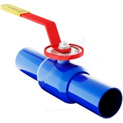 Кран шаровой балансировочный ручной сталь 11с67п 12ЦрП.00.1 Ду 50 Ру40 п/привар Kvs=60.47м3/ч без ниппелей Маршал 12ЦрП.00.1.040.050/040