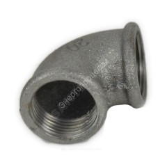 Угольник проходной чугун Ду 15 (1/2") ВР/ВР Fittex