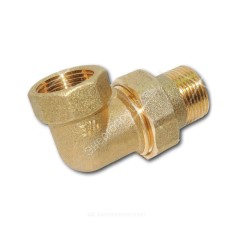 Соединитель латунь американка Ду 15 (1/2") угловой ВР/НР Цветлит ZW50072