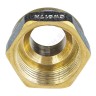Переход латунь никель реборда Ду 20х15 (3/4"х1/2") ВР/НР 9021 ГОСТ 32585-2013 Aquasfera 9021-01