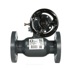 Кран шаровой сталь Jip-R Premium FF Ду 300 Ру25 фл с редуктором Ридан 065N0366GR