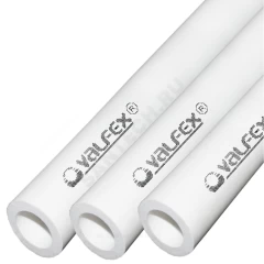 Труба PP-R белая Дн 140х12,7 Ру10 SDR11 L=4м VALFEX 10103140