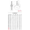 Седелка электросварная ПЭ100 Дн 125х20 Ру16 SDR11 с фрезой EUROSTANDARD 2130161220