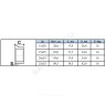 Футорка латунь никель Ду 32х25 (1 1/4"х1") НР/ВР SantechSystems