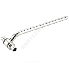 Тройник PE-X/PE-RT для подключения радиатора аксиальный латунь Дн 20х15х20 L=250мм RTP (РосТурПласт) 29392