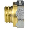 Переход латунь никель реборда Ду 32х15 (1 1/4"х1/2") ВР/НР 9021 ГОСТ 32585-2013 Aquasfera 9021-04