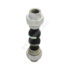 Компенсатор резиновый антивибрационный EPDM DI7140N Ду 25 Ру16 ВР L=200мм Tecofi DI7140N-0025 сжатие/растяжение 22 мм/6 мм