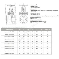 Задвижка клиновая сталь газ 30лс41нжХЛ Ду 300 Ру16 фл МЗТА