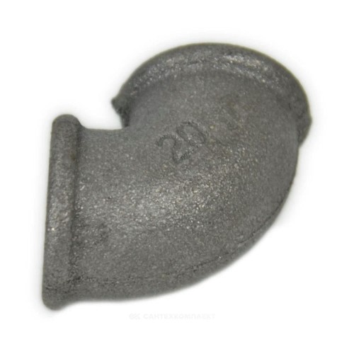 Угольник проходной чугун Ду 40 (1 1/2") ВР/ВР Fittex