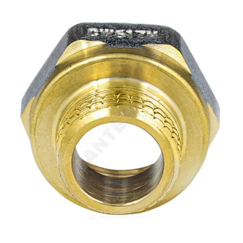 Переход латунь никель реборда Ду 32х25 (1 1/4"х1") ВР/НР 9021 ГОСТ 32585-2013 Aquasfera 9021-06