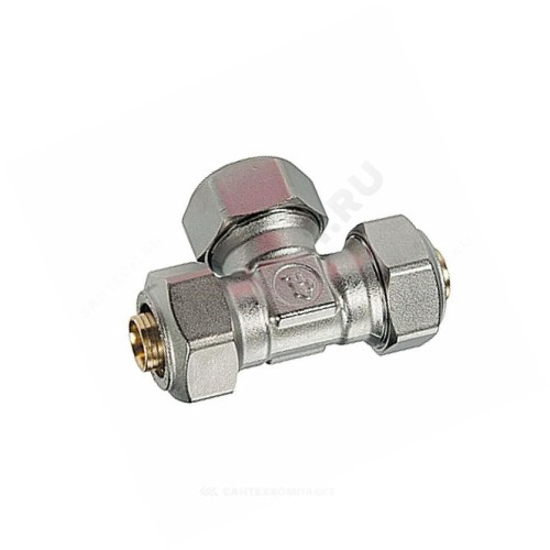 Тройник переходной МП латунь обжим Дн 26х26х20 R565AM Giacomini R565MX066
