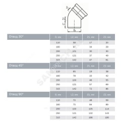 Отвод НПВХ коричневый Дн 160х87гр б/нап в/к Агригазполимер