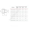 Переход латунь Ду 15х10 (1/2"х3/8") ВР/НР VALFEX VF.592.L.012.038