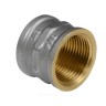 Муфта латунь никель Ду 20 (3/4") ВР 9018 ГОСТ 32585-2013 Aquasfera 9018-02