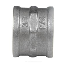 Муфта латунь никель Ду 20 (3/4") ВР 9018 ГОСТ 32585-2013 Aquasfera 9018-02