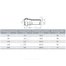 Труба НПВХ с раструбом серая Дн 50х3,2 б/нап L=3,0м в/к ТУ 6-19-307-86 Агригазполимер