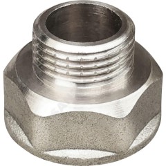 Переход латунь никель Ду 20х15 (3/4"х1/2") ВР/НР VALFEX VF.592.N.034.012