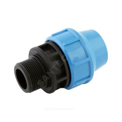 Муфта компрессионная ПЭ Дн 20х3/4" НР Ру12,5 Джилекс 9119