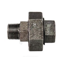 Соединитель прямой американка чугун Ду 15 (1/2") ВР/НР Fittex