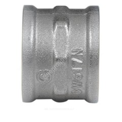 Муфта латунь никель Ду 40 (1 1/2") ВР 9018 ГОСТ 32585-2013 Aquasfera 9018-05