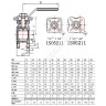 Кран шаровой нерж Ду 40 Ру40 межфл под электропривод с рукояткой ISO F05/F07 Benarmo