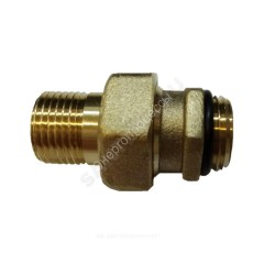 Соединитель коллекторный латунь 1/2" американка Апогей 440002