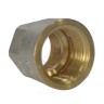 Муфта латунь никель переходная Ду 20х15 (3/4"х1/2") ВР/ВР 9019 ГОСТ 32585-2013 Aquasfera 9019-01