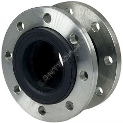 Компенсатор резиновый антивибрационный EPDM 700L Ду 200 Ру16 фл Тмакс=100С L=205мм Zetkama 700L200C00 сжатие/растяжение 20 мм/14 мм