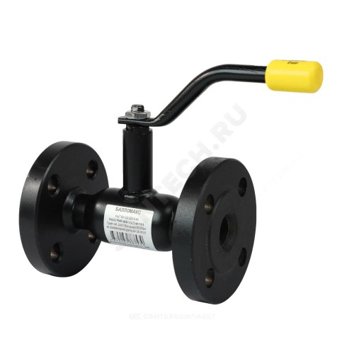 Кран шаровой сталь 09Г2С Ballomax КШТ 60.103 Ду 25 Ру40 фл L=160мм BROEN КШТ 60.103.025.А.40