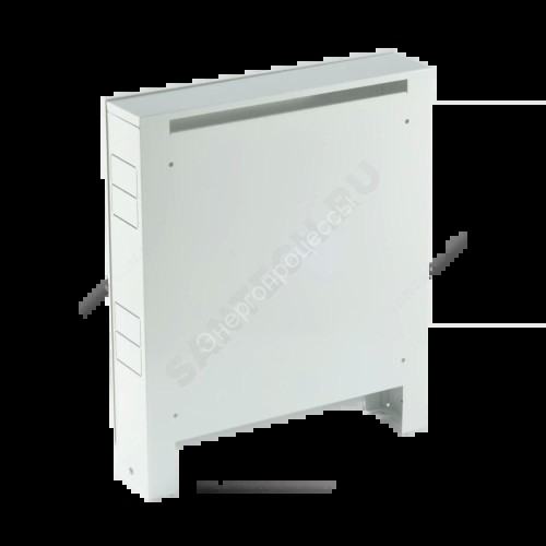 Шкаф коллекторный наружный сталь ШРН-1 450х118х652-715мм RAL 9016 (Белый) Wester 0-32-1010