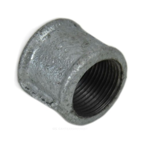 Муфта прямая чугун оц Ду 15 (1/2") ВР Fittex
