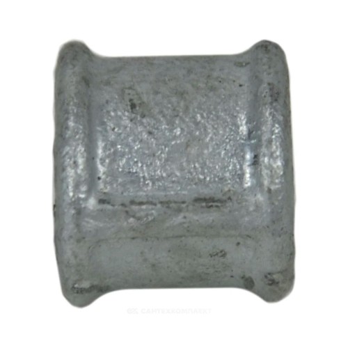 Муфта прямая чугун оц Ду 15 (1/2") ВР Fittex