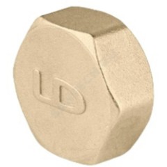 Заглушка латунь Ду 40 (1 1/2") ВР LD LD.65.504.40