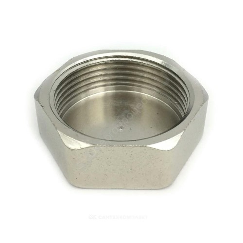 Заглушка латунь никель Ду 40 (1 1/2") ВР SantechSystems