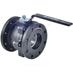 Кран шаровой чугун R740F Ду 32 Ру16 фл полнопроходной рукоятка Тмакс=120 оС Giacomini R740FLY003