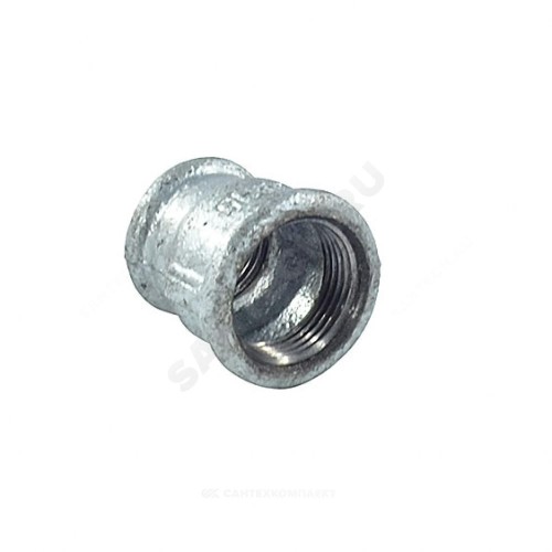 Муфта переходная чугун оц Ду 20х15 (3/4"х1/2") ВР Fittex