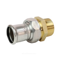 Муфта разъемная сталь нерж AISI 316L Дн 22х3/4" Ру16 пресс/НР Inoxpres RM 184022002