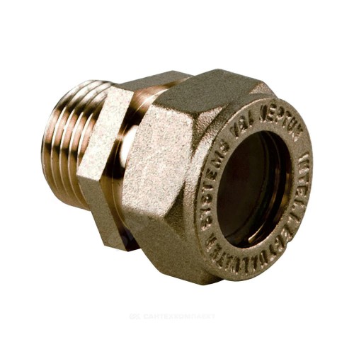 Муфта латунь 20Aх3/4" обжим/НР STAHLMANN SSML2003/4BEF