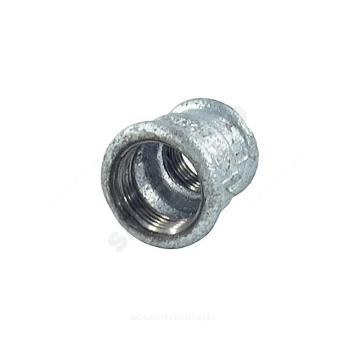 Муфта переходная чугун оц Ду 40х32 (1 1/2"х1 1/4") ВР Fittex