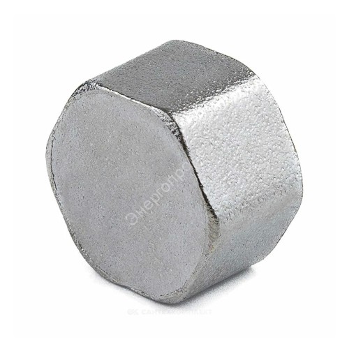 Заглушка латунь никель Ду 32 (1 1/4") ВР 9016 ГОСТ 32585-2013 Aquasfera 9016-04