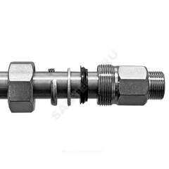 Муфта сталь оц Ду 40 1 1/2" НР/обжим Дн 47,9-51,5 SantechSystems