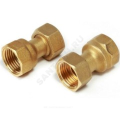 Отвод латунь P15F Ду 15 нак/г/ВР 1/2"х1/2" для шестиходовых клапанов R274N Giacomini P15FY005