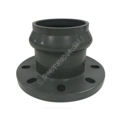 Патрубок НПВХ серый SDR26 Дн 160х150 Ру10 раструбный напорный фланец НПВХ Aquaviva AQV107160